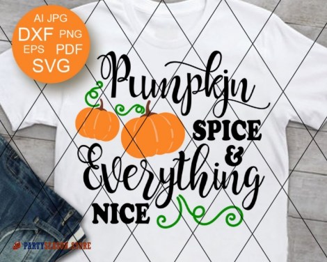 Pumpkin spice and everything nice party season store 1